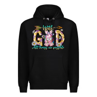 Black With God All Things Are Possible Easter Day Premium Hoodie - CowhideDigitalArt