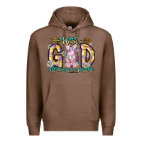 Chestnut With God All Things Are Possible Easter Day Premium Hoodie - CowhideDigitalArt
