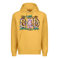 Mustard With God All Things Are Possible Easter Day Premium Hoodie - CowhideDigitalArt