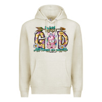 Oatmeal Heather With God All Things Are Possible Easter Day Premium Hoodie - CowhideDigitalArt