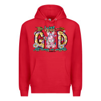 Red With God All Things Are Possible Easter Day Premium Hoodie - CowhideDigitalArt