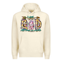 Sandshell With God All Things Are Possible Easter Day Premium Hoodie - CowhideDigitalArt
