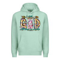 Seafoam With God All Things Are Possible Easter Day Premium Hoodie - CowhideDigitalArt