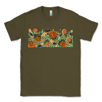 Army Green boho plant Classic Tee - TumblerDesignByShophia