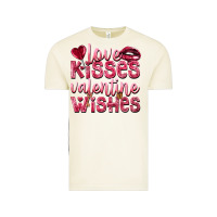 Vintage Arctic Love kisses Valentine wishes Valentine's Day Vintage Tee - HowdyJamesFarm