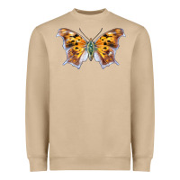 Mushroom Question Mark Butterfly Heavyweight Sweatshirt - LillyAllenDesigns