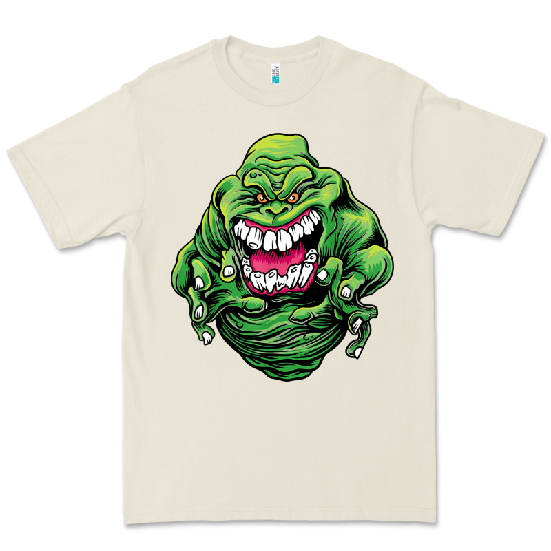 Halloween Green Slimer Ghost Premium Tee by longCreatives | Teevron