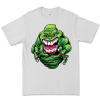 Dove Grey halloween green slimer ghost Premium Tee - longCreatives