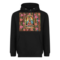 Black madrecita muchas gracias Heavyweight Hoodie - BarkalooDesign
