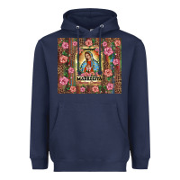 Navy madrecita muchas gracias Heavyweight Hoodie - BarkalooDesign