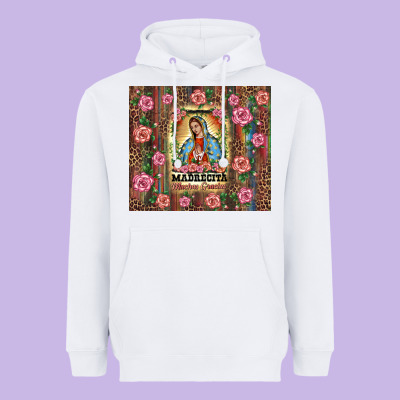 Madrecita Muchas Gracias Heavyweight Hoodie Designed By Barkaloodesign