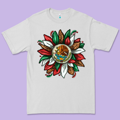 Mexican Sunflower Premium Tee Designed By Texasbilliewilder