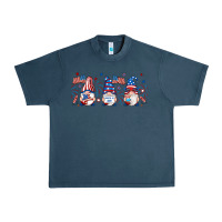 Midnight Navy 4th of july gnomes libbey glass Urban Heavy Tee - RanaPortraitStore