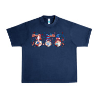 Navy 4th of july gnomes libbey glass Urban Heavy Tee - RanaPortraitStore