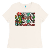 Howdy Howdy Howdy Christmas Ladies Tee | Teevron