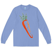 Colony Blue big carrot costume cute easy vegetable halloween gift Long Sleeve Tee - longCreatives