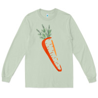 Matcha big carrot costume cute easy vegetable halloween gift Long Sleeve Tee - longCreatives