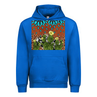 Cobalt cactus gemstone Urban Hoodie - AdoDesignShop