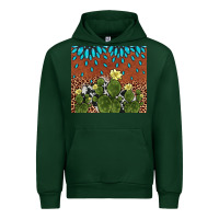 Forest Green cactus gemstone Urban Hoodie - AdoDesignShop