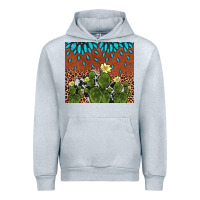 Heather Grey cactus gemstone Urban Hoodie - AdoDesignShop