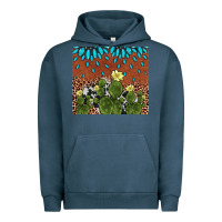Pigment Midnight Navy cactus gemstone Urban Hoodie - AdoDesignShop