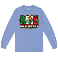 Colony Blue MX Mexico Long Sleeve Tee - FaDigitalArtStudio