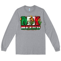 Heather Grey MX Mexico Long Sleeve Tee - FaDigitalArtStudio
