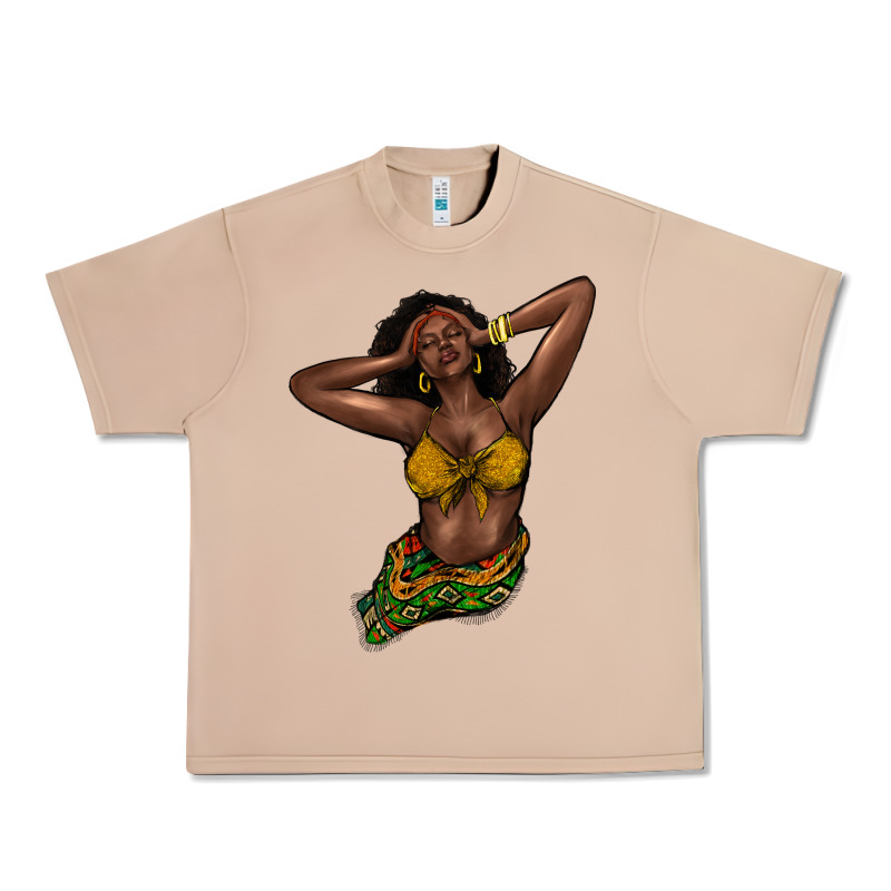 Black Woman Urban Heavy Tee by HowdyJamesFarm | Teevron