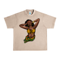 French Oak Black woman Urban Heavy Tee - HowdyJamesFarm