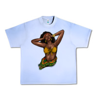 Grape Ice Black woman Urban Heavy Tee - HowdyJamesFarm