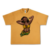 Peanut Butter Black woman Urban Heavy Tee - HowdyJamesFarm