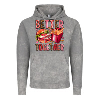 Cloud Rock hamburger potatoes better together olivia Vintage Hoodie - OliviaCreatesArt