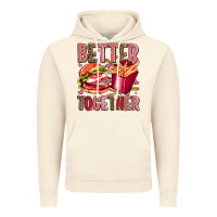 Vintage Artic hamburger potatoes better together olivia Vintage Hoodie - OliviaCreatesArt