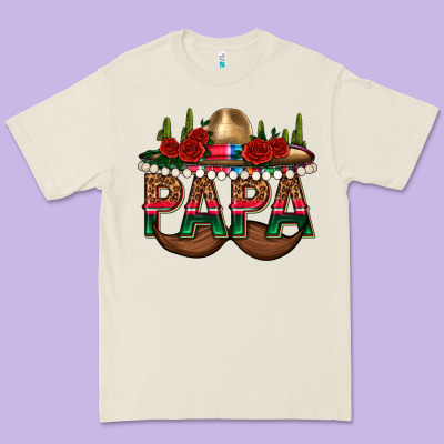 Papa Premium Tee Designed By Texasbilliewilder