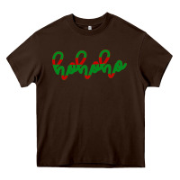 Chocolate Brown Christmas Ho Ho Ho Heavy Core Tee - Bettercallsaul