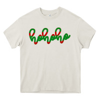 Cream Christmas Ho Ho Ho Heavy Core Tee - Bettercallsaul