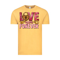 Vintage Mustard Love you forever Valentine's Day Vintage Tee - HowdyJamesFarm