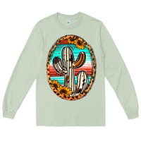 Matcha Western Cactus Long Sleeve Tee - Jasminsmagicworld
