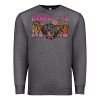 Charcoal Heather dachshund mom Premium Sweatshirt - BarkalooDesign