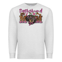Oatmeal Heather dachshund mom Premium Sweatshirt - BarkalooDesign