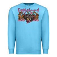 Ocean Blue dachshund mom Premium Sweatshirt - BarkalooDesign