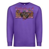 Purple dachshund mom Premium Sweatshirt - BarkalooDesign