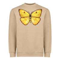 Mushroom Cloudless Sulphur Butterfly Heavyweight Sweatshirt - LillyAllenDesigns