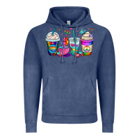 Vintage Denim pride lgbtq coffee cups Vintage Hoodie - OliviaCreatesArt