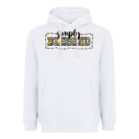 White simply blessed Heavyweight Hoodie - BarkalooDesign