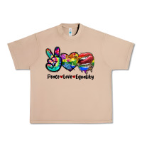 Peace Love Equality Lgbt+ Urban Heavy Tee | Teevron