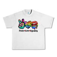 Lunar Rock Peace love equality LGBT+ Urban Heavy Tee - CowGirlArtShop