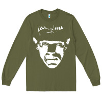 Army Green classic monster horror movie poster vintage halloween Long Sleeve Tee - longCreatives