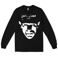 Black classic monster horror movie poster vintage halloween Long Sleeve Tee - longCreatives