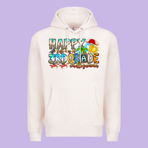 Name Farewell 3rd Grade  Hello Summer Premium Hoodie Designed By Cowhidedigitalart